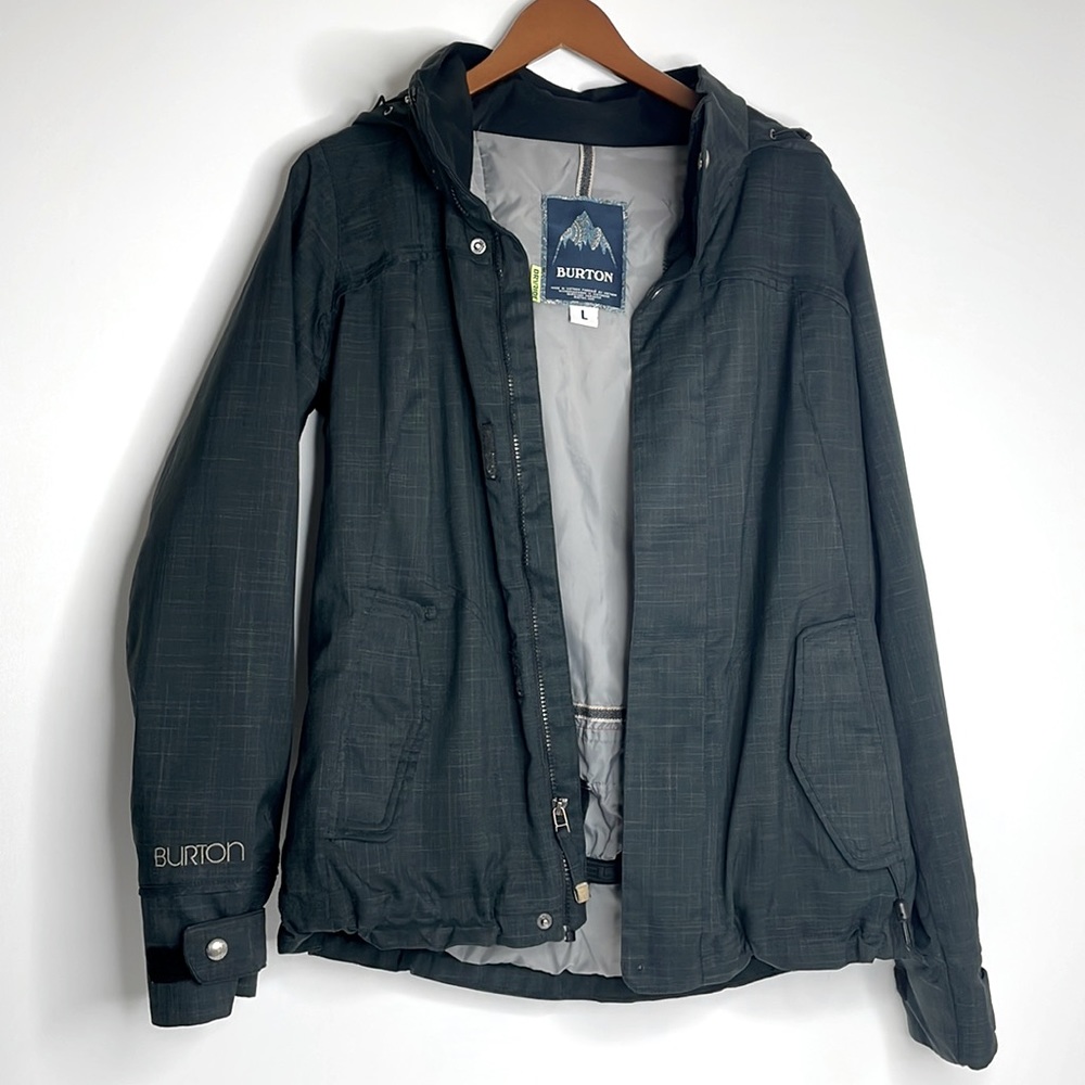 Burton Men's Black Plaid Ski Jacket